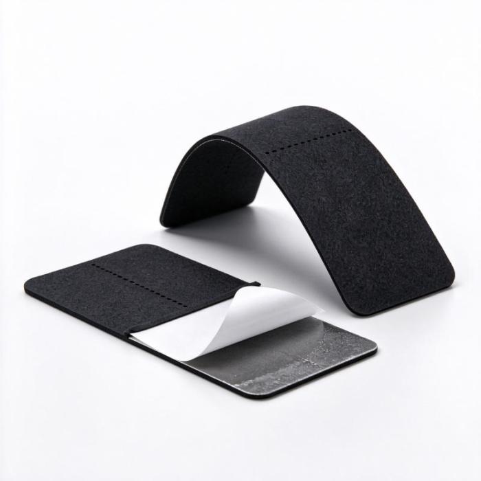 Custom felt die cutting- OEM Die-Cut Adhesive Felt for Door Trim and Wire Harness