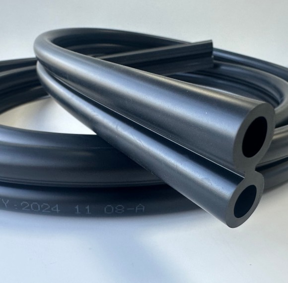 Heavy-Duty Anti-Kink Double-Hole Rubber Tube for Smooth Waterbed Operation