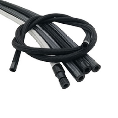 High-Temperature Resistant Double-Hole Rubber Sleeve for Automotive Cable Durable and Flame-Retardant for Vehicle Wiring Protection