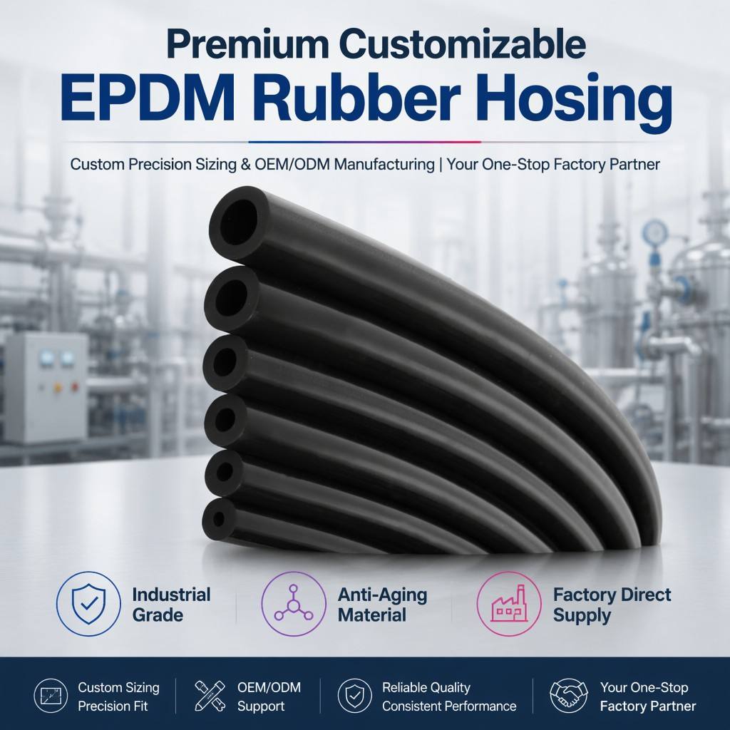 EPDM vs NBR vs Silicone Rubber Tubing: The Complete Material Selection Guide for US Industrial Buyers