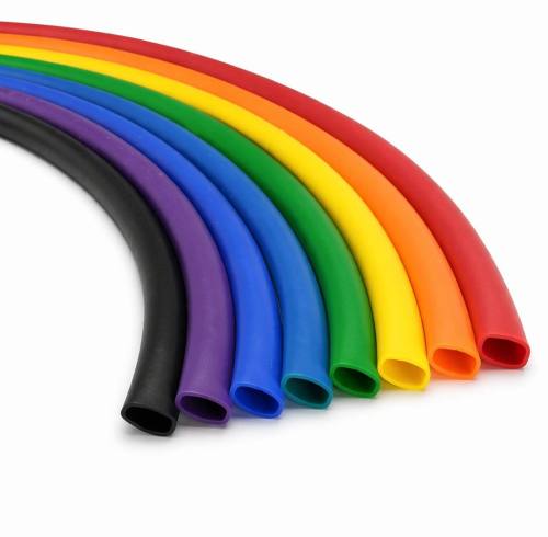 Flexible Electrical Insulation Heat Shrink Tubing Silicone Rubber Tube Black Gray Red Shrinkage Sleeve