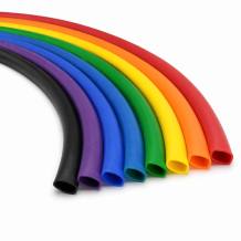 Flexible Electrical Insulation Heat Shrink Tubing Silicone Rubber Tube Black Gray Red Shrinkage Sleeve