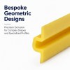Yellow EPDM Rubber Sealing Strip - Custom Extruded Rubber Profile OEM/ODM