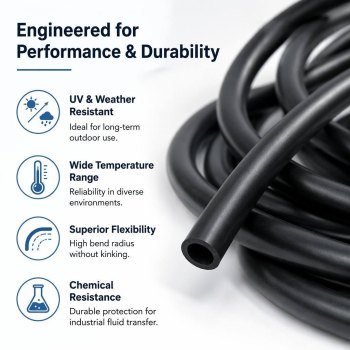 EPDM Rubber Hose - High Performance Kink Resistant Tubing OEM/ODM