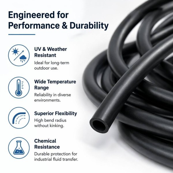 EPDM Rubber Hose - High Performance Kink Resistant Tubing OEM/ODM
