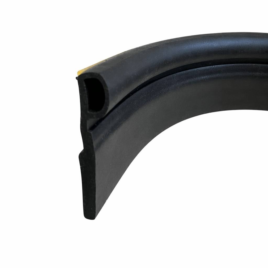 Door seal rubber strip application