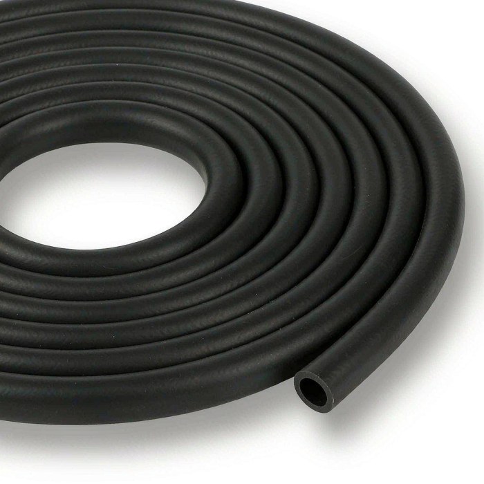 Black EPDM Rubber Hose for PC Water Cooling Loop - Anti-Aging Matte Finish OEM/ODM