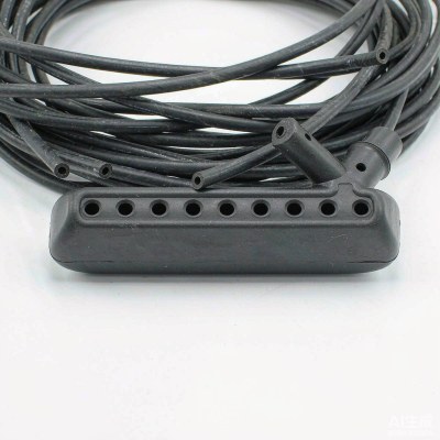 EPDM Windshield Wiper Spray Pipe - Matte Black Automotive Washer Hose OEM/ODM