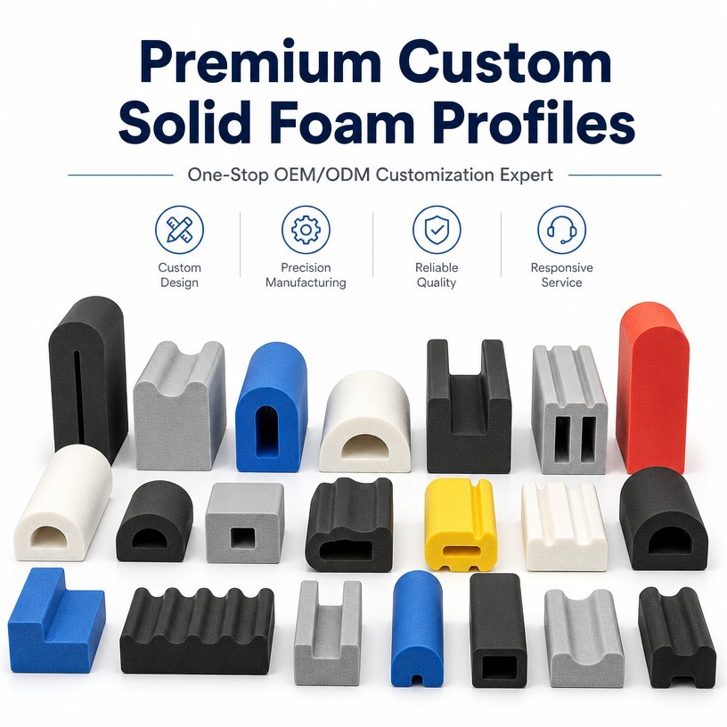 Solid Foam Rubber Profile Strip product image 1