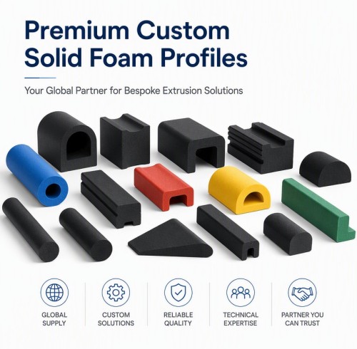 Industrial EPDM Foam Sealing Strip - HVAC Automotive Insulation Profile OEM/ODM