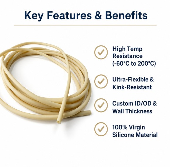 Small Diameter Food Grade Silicone Tubing - Flexible Peristaltic Pump Hose OEM/ODM