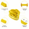 Yellow Twin Rib Silicone Rubber Sealing Strip - Custom Extruded Profile OEM/ODM