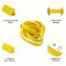 Yellow Twin Rib Silicone Rubber Sealing Strip - Custom Extruded Profile OEM/ODM