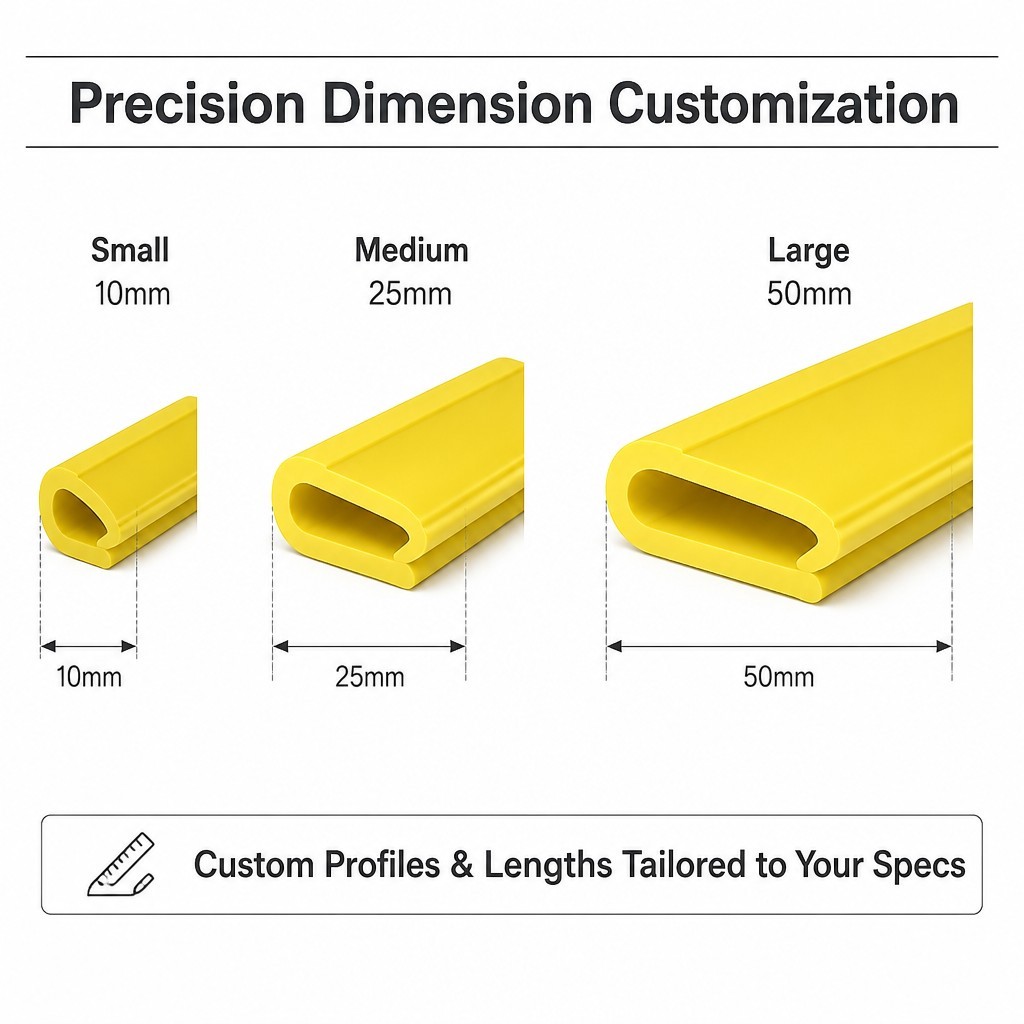 Twin-Rib Silicone Rubber Sealing Strip product image 4