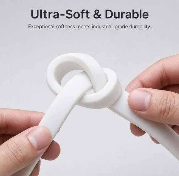 Flexible Silicone Rubber Sealing Strip - High Elasticity Custom Extruded Profile OEM/ODM