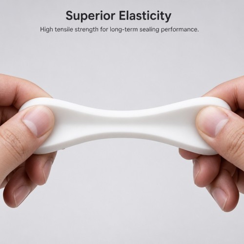 Flexible Silicone Rubber Sealing Strip - High Elasticity Custom Extruded Profile OEM/ODM