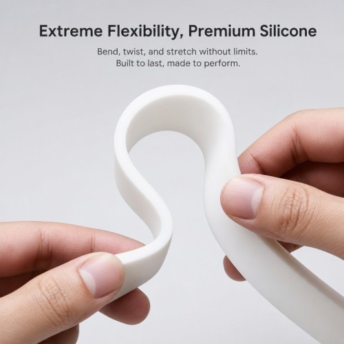 Flexible Silicone Rubber Sealing Strip - High Elasticity Custom Extruded Profile OEM/ODM