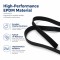 Elastic EPDM Rubber Sealing Strip - Weather Resistant Custom Extruded Profile OEM/ODM