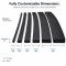 Elastic EPDM Rubber Sealing Strip - Weather Resistant Custom Extruded Profile OEM/ODM