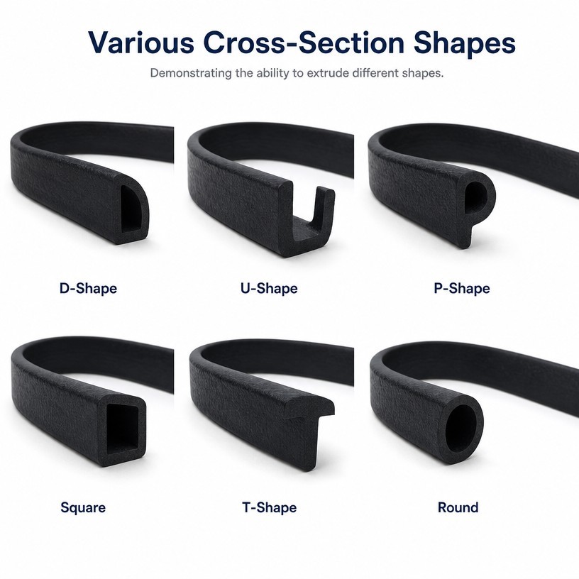 Elastic EPDM Rubber Sealing Strip product image 6