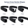 Elastic EPDM Rubber Sealing Strip - Weather Resistant Custom Extruded Profile OEM/ODM