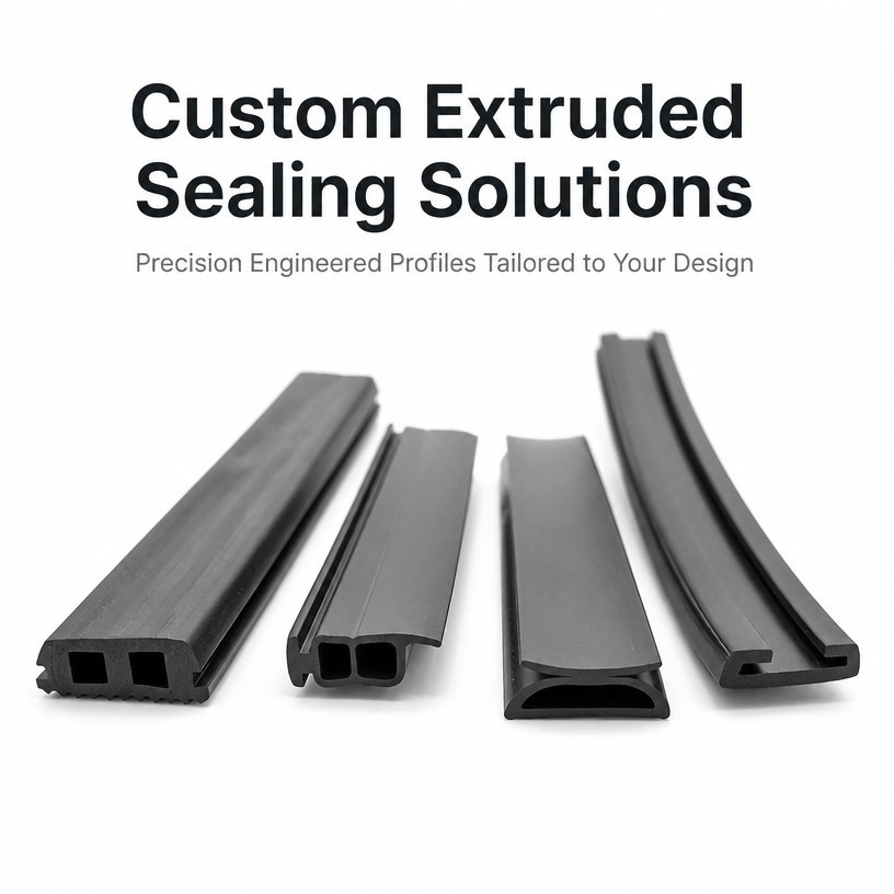 Custom Rubber Sealing Strip - Flexible Extruded Profile OEM/ODM image 2