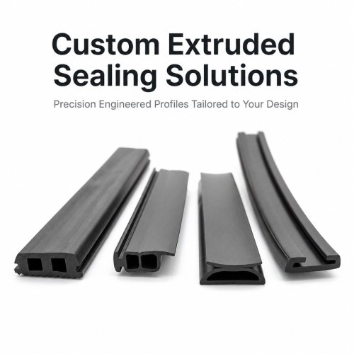 Custom Rubber Sealing Strip - Flexible Extruded Profile OEM/ODM