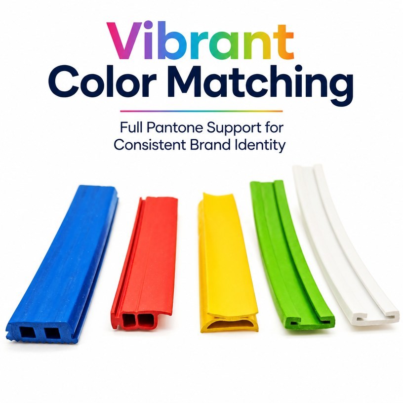 Custom Rubber Sealing Strip - Flexible Extruded Profile OEM/ODM image 5