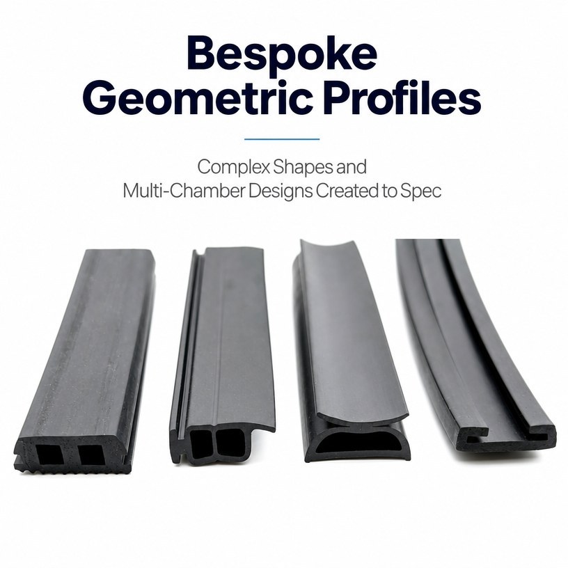 Custom Rubber Sealing Strip - Flexible Extruded Profile OEM/ODM image 6