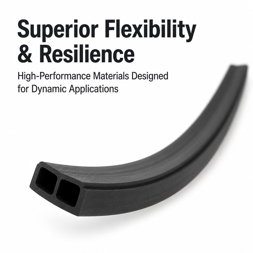 Custom Rubber Sealing Strip - Flexible Extruded Profile OEM/ODM image 7
