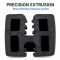 EPDM Rubber Sealing Strip - Weather Resistant Extruded Profile OEM/ODM