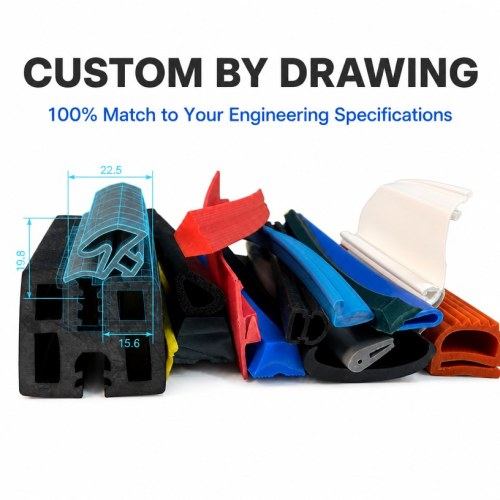 EPDM Rubber Sealing Strip - Weather Resistant Extruded Profile OEM/ODM