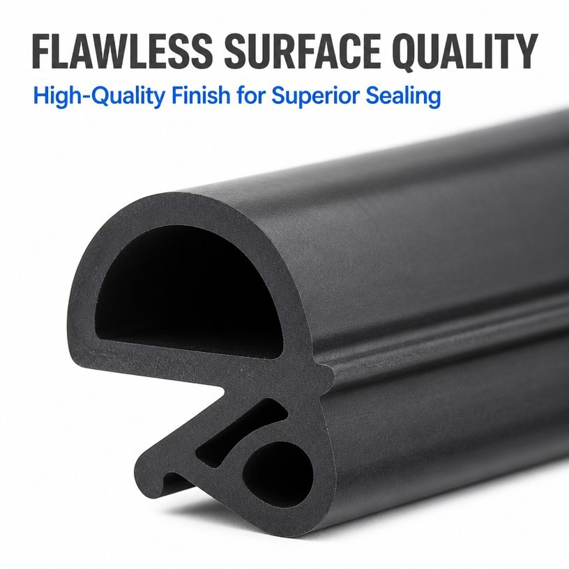 EPDM Rubber Sealing Strip - Weather Resistant Extruded Profile OEM/ODM image 6