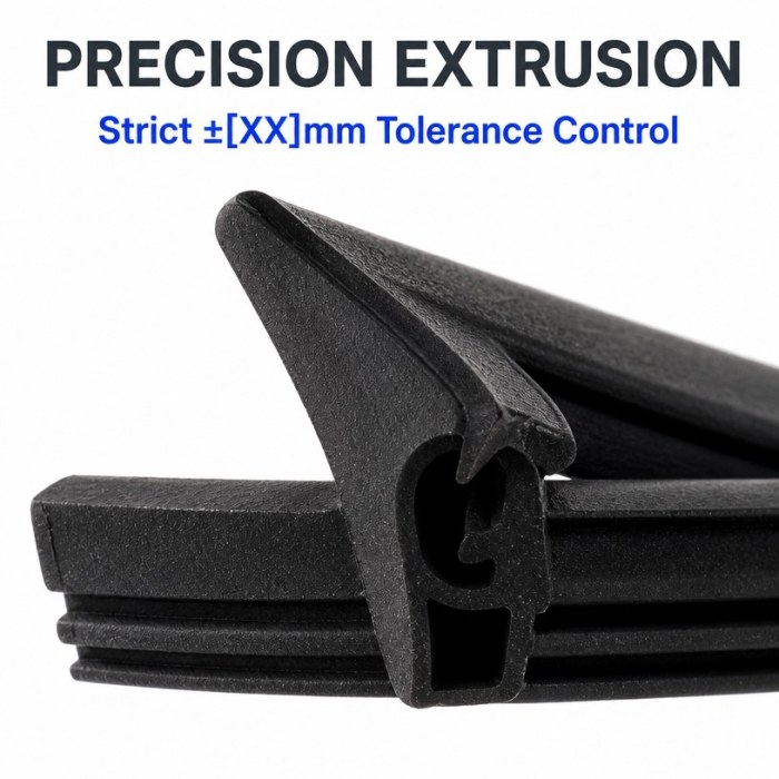 Silicone Rubber Sealing Strip - Flexible High Temperature Profile OEM/ODM