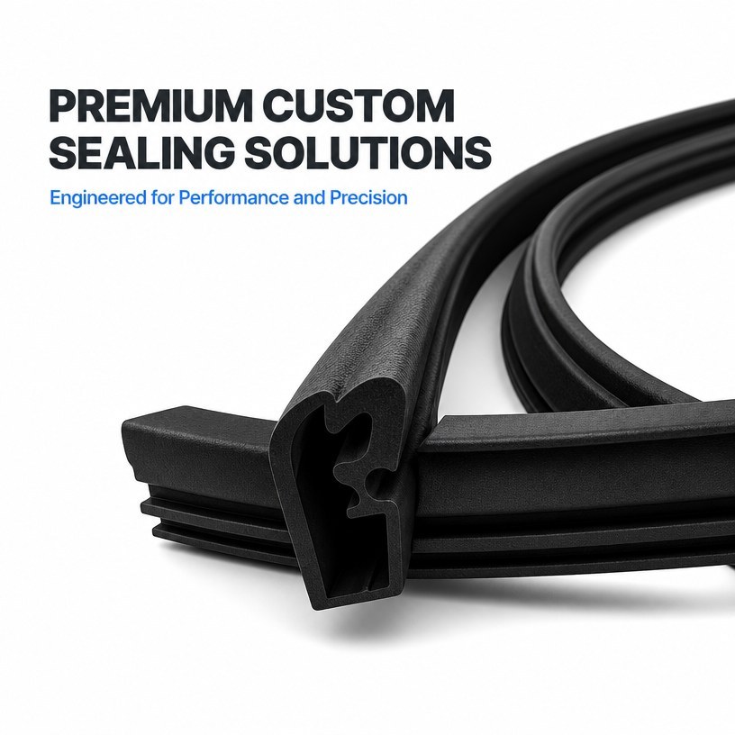 Silicone Rubber Sealing Strip - Flexible High Temperature Profile OEM/ODM image 1