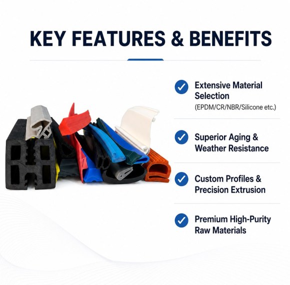 Custom Rubber Sealing Strip Solutions - Profiles, Sizes and OEM/ODM Service