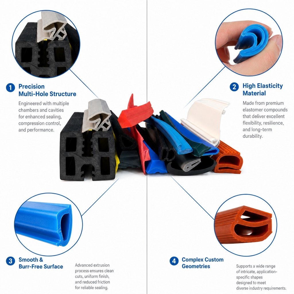 Custom Rubber Sealing Strip Solutions - Profiles, Sizes and OEM/ODM Service image 3