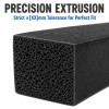 White EPDM Foam Rubber Sealing Strip - Custom Hollow Profile OEM/ODM