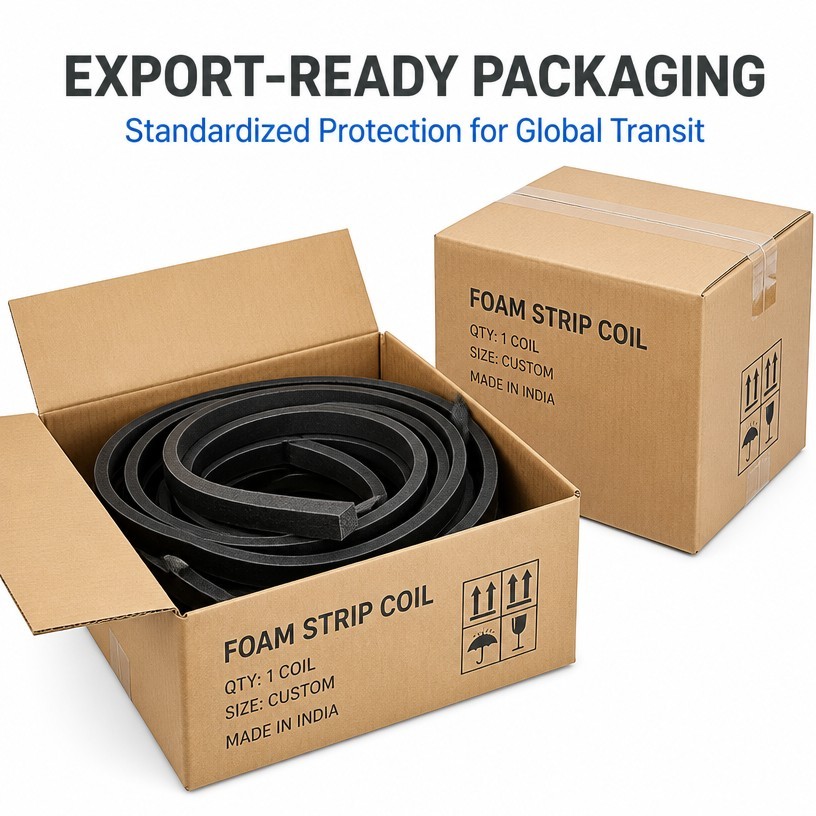 White EPDM Foam Rubber Sealing Strip product image 7