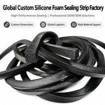 Custom EPDM Sponge Rubber Extrusion Profile - Weatherproof Foam Seal OEM/ODM