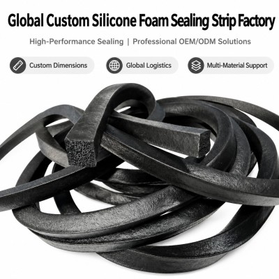Custom EPDM Sponge Rubber Extrusion Profile - Weatherproof Foam Seal OEM/ODM