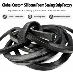 Custom EPDM Sponge Rubber Extrusion Profile - Weatherproof Foam Seal OEM/ODM