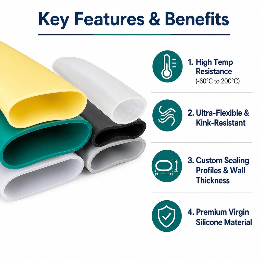 Custom EPDM Rubber Sleeve for Cable and Component Protection product image 2