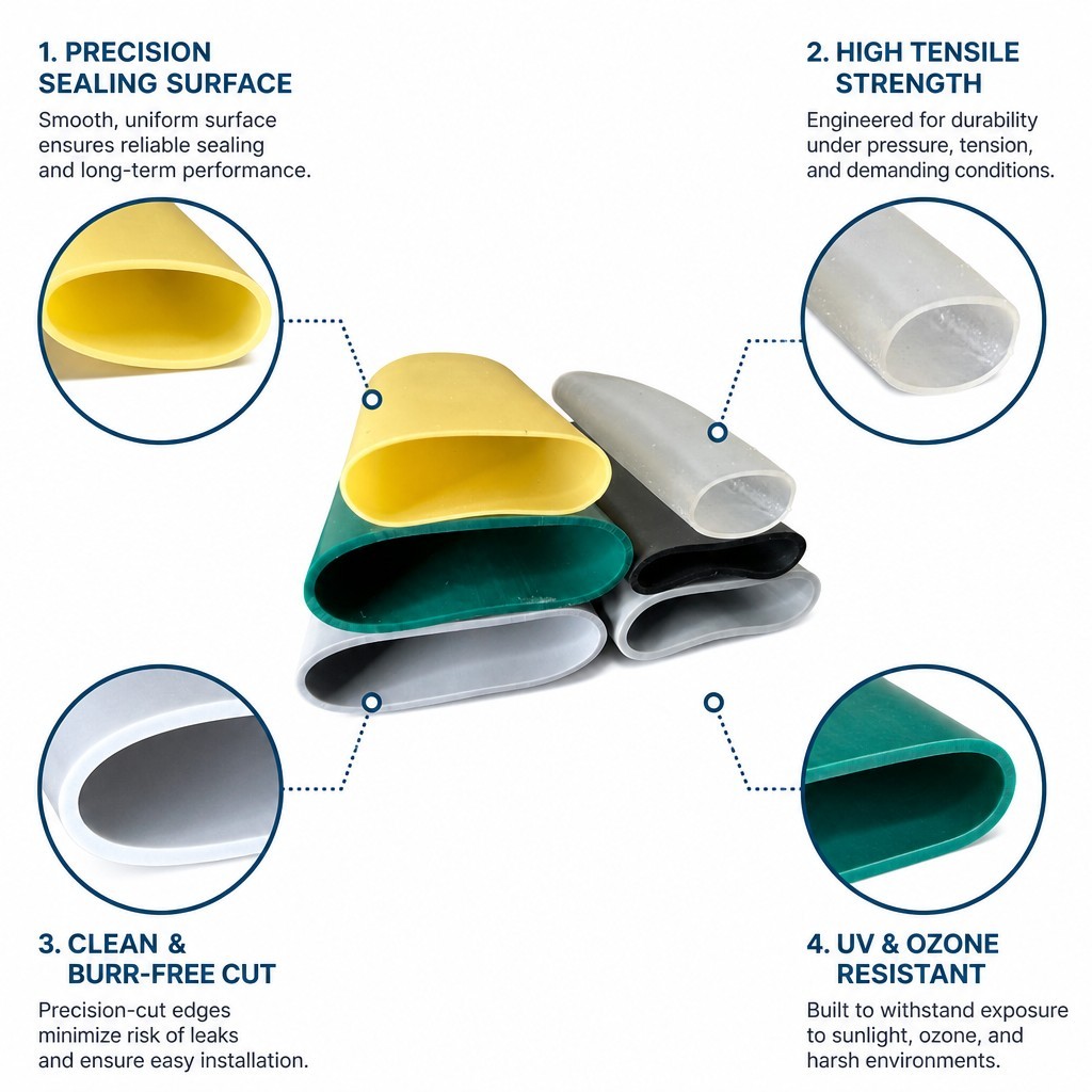 Custom EPDM Rubber Sleeve for Cable and Component Protection product image 3