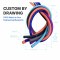 Flexible Silicone Hoses - Multi-Color Custom Rubber Tubing for Industrial Use