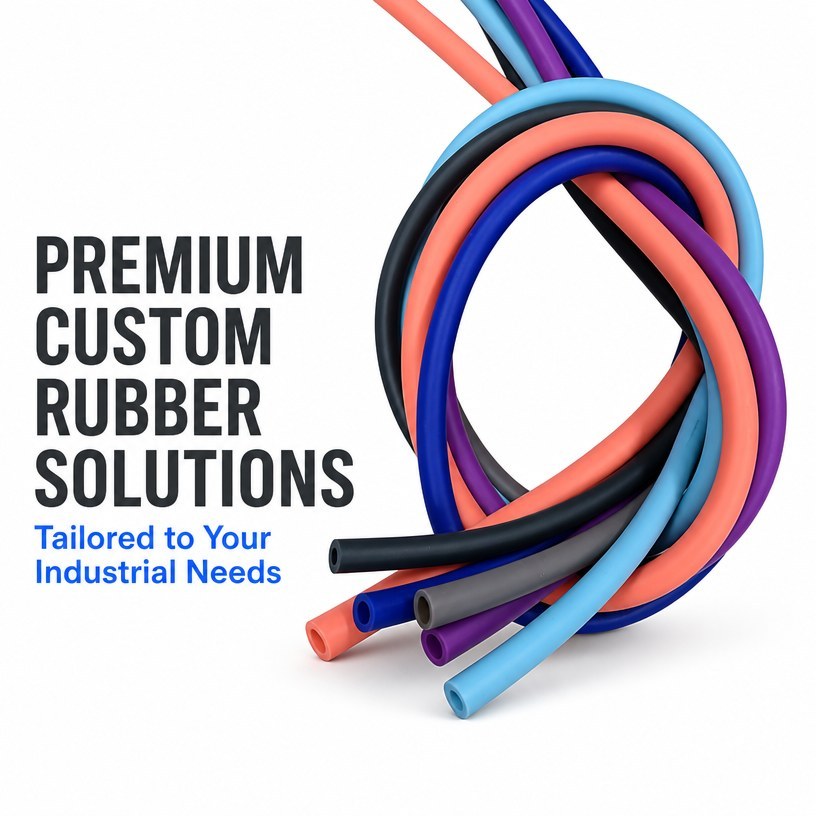 Flexible Silicone Hoses - Multi-Color Custom Rubber Tubing for Industrial Use product image 1