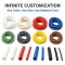 Custom Silicone Rubber Hoses - Flexible Rubber Tubing in Green, White and Black