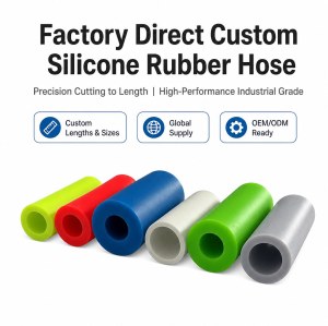 Multi-Color Flexible Silicone Hoses - Custom Rubber Tubing OEM/ODM