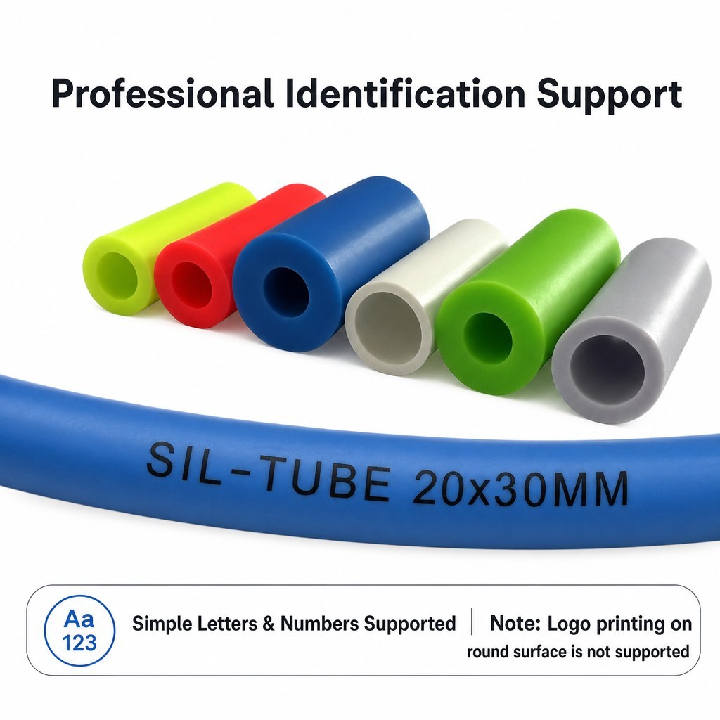 Multi-Color Flexible Silicone Hoses - Custom Rubber Tubing OEM/ODM product image 5