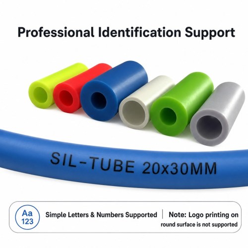 Multi-Color Flexible Silicone Hoses - Custom Rubber Tubing OEM/ODM